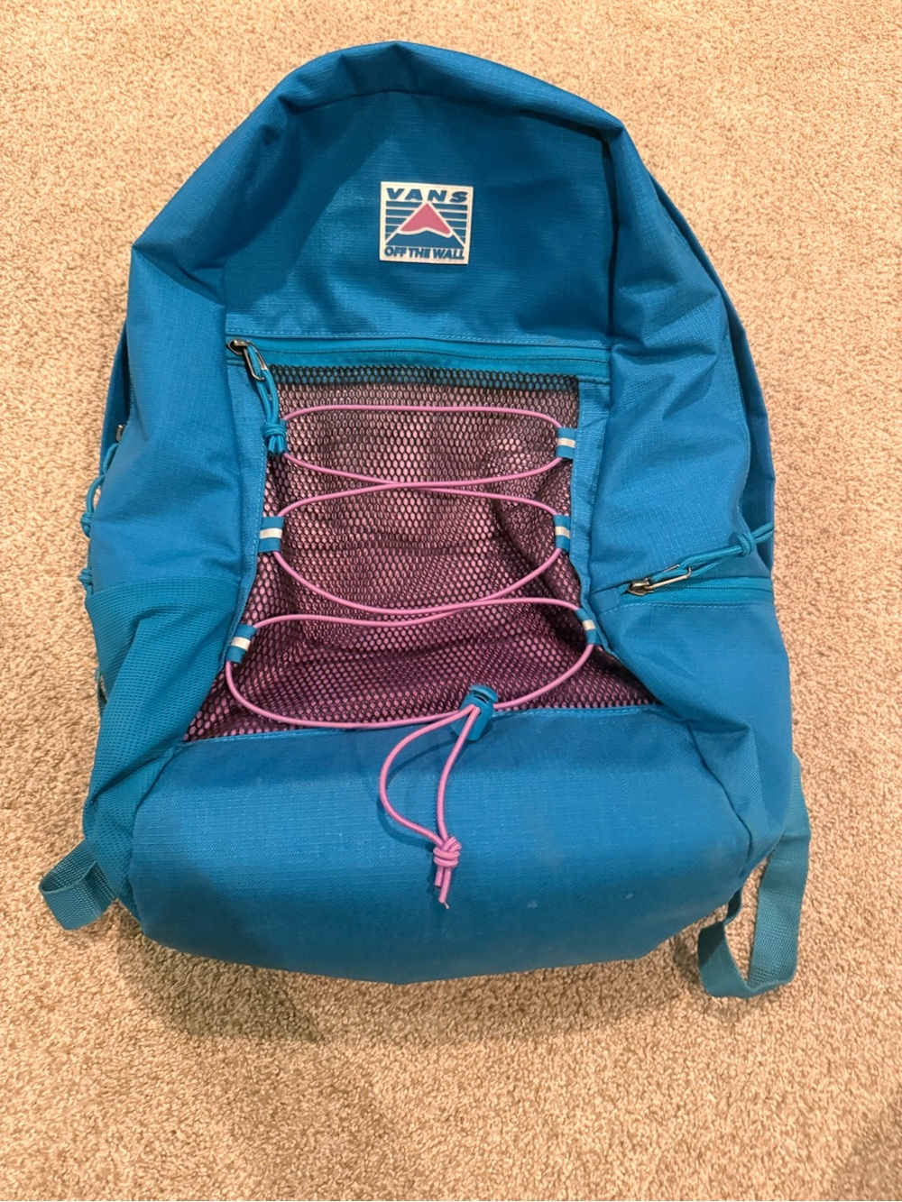 Vans Kids Backpack Teal with Purple Accents